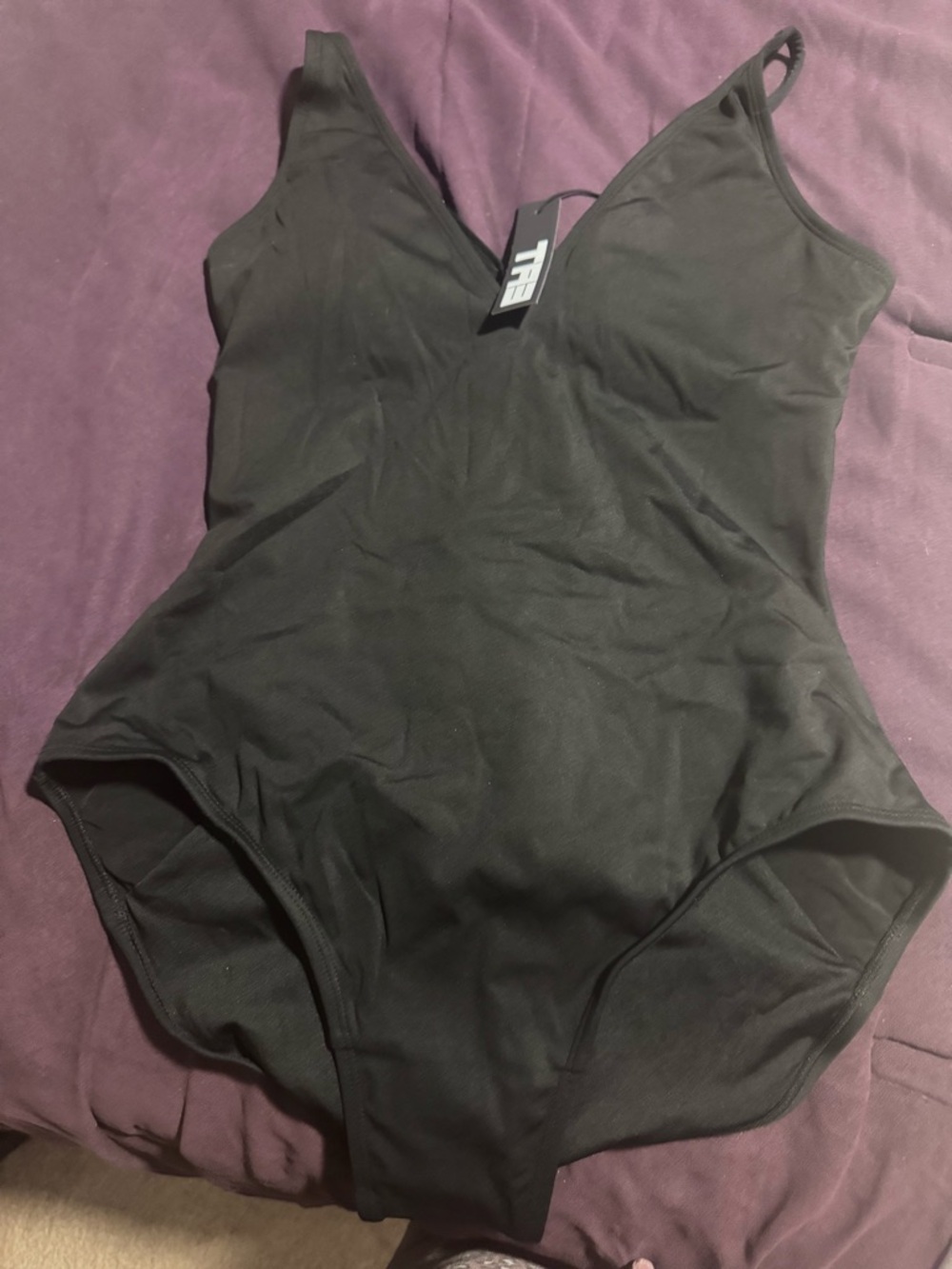 Classic Black One-Piece Swimsuit